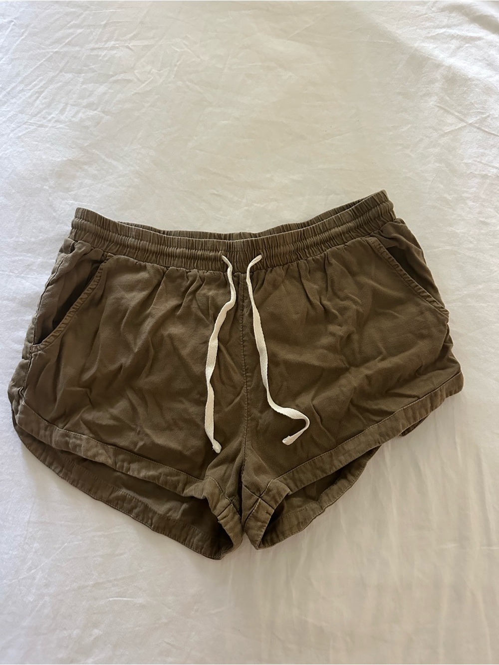 Billabong Brown Casual Drawstring Shorts - L